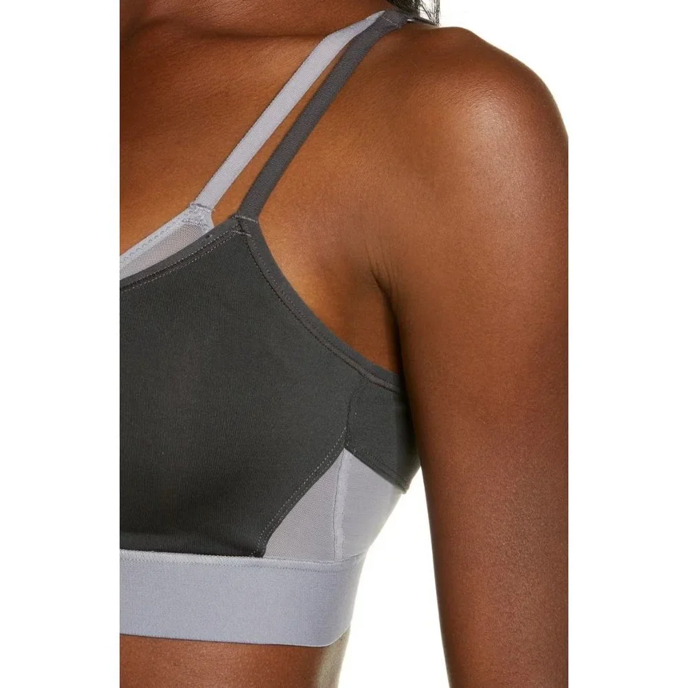 NATORI Gravity Contour High Impact Underwire Sports Bra Black & Gray 34B #752201 - Picture 4 of 11